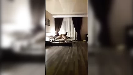 Кум Саша на моей Тане сверху