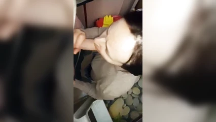 Отсос дома в туалете