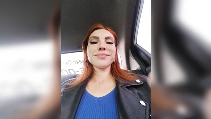 Колготки без трусиков в такси